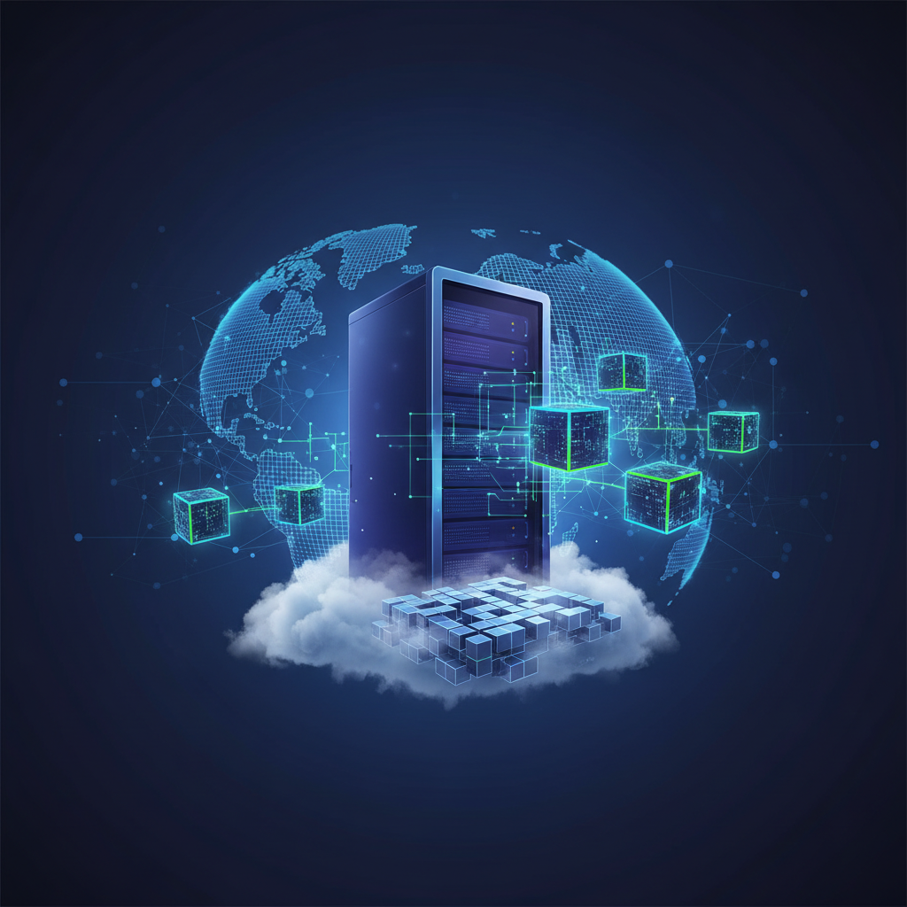 Ilustração técnica representando tecnologia relacionado a VPS: O Guia Definitivo de Servidor Virtual Cloud