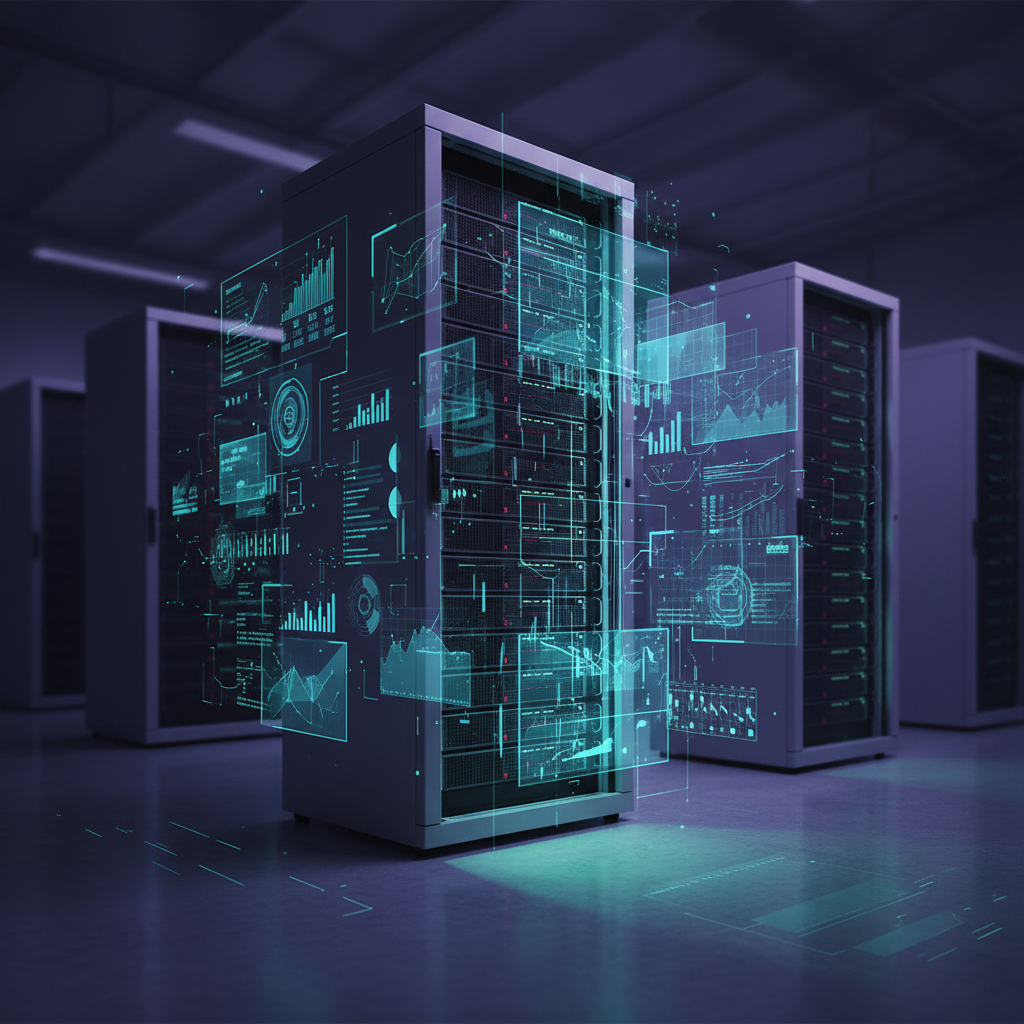 Ilustração técnica representando tecnologia relacionado a VPS: O Guia Definitivo para Servidores Virtuais incluindo Servid...