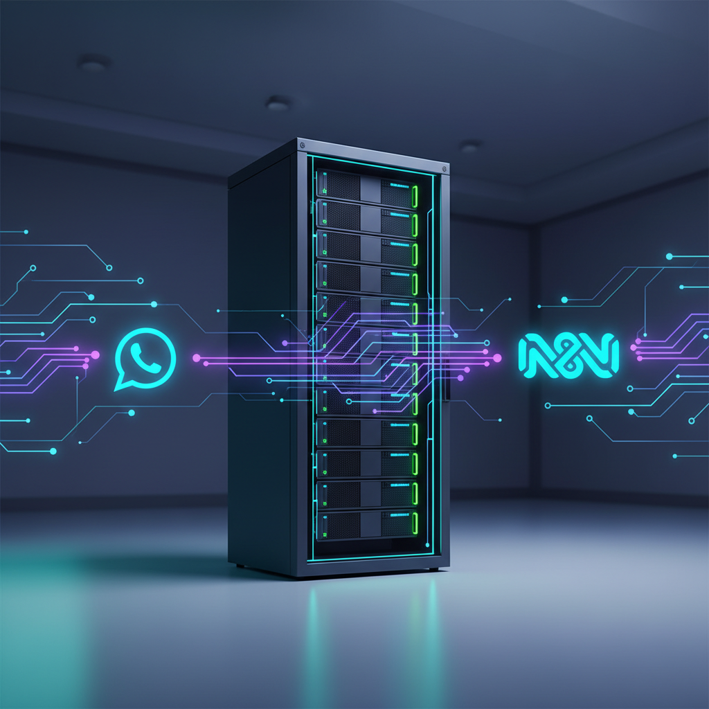 Ilustração técnica representando tecnologia relacionado a Evolution API: Guia Completo e Implementação com W incluindo Wha...