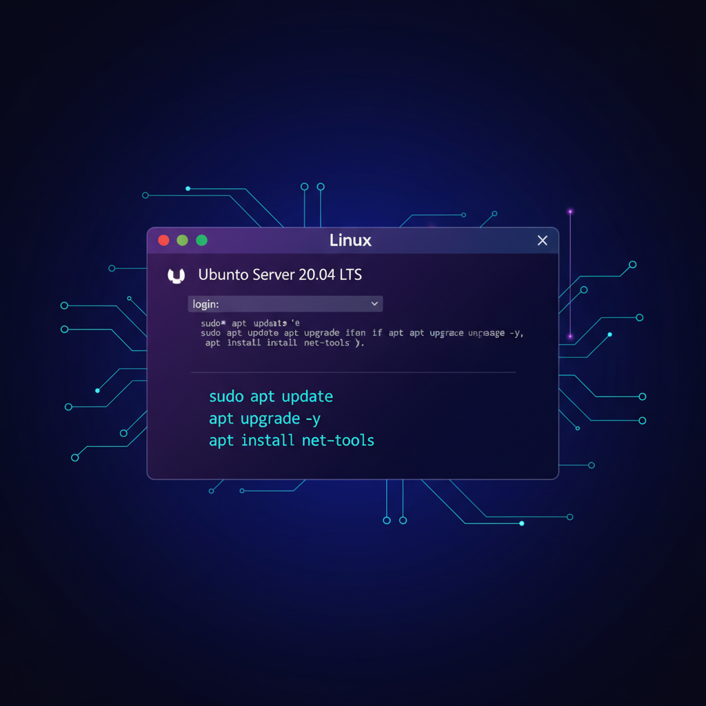 Ilustração técnica representando tecnologia relacionado a Domine o Linux: Guia Completo para Servidores e CL incluindo Ubuntu