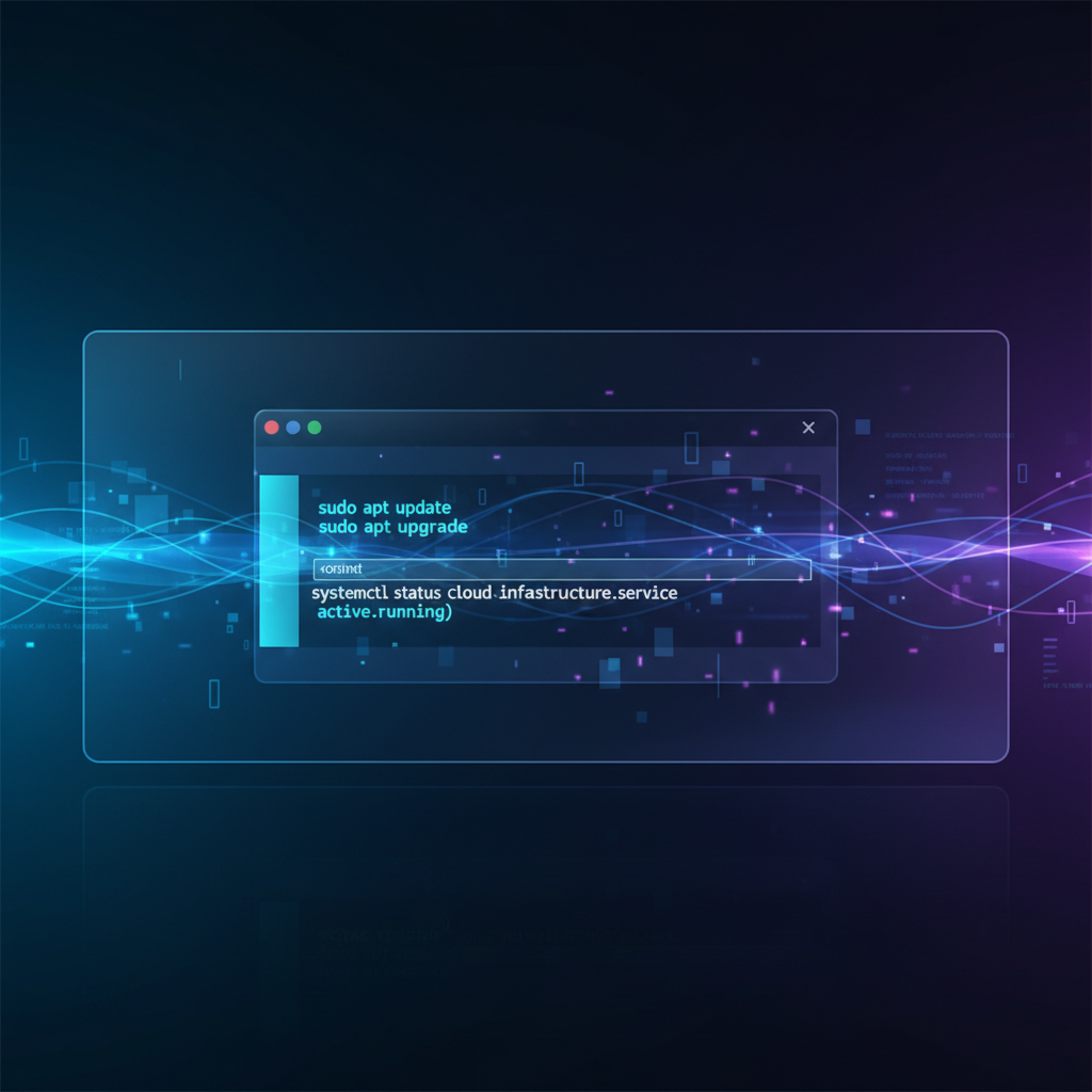 Ilustração técnica representando tecnologia relacionado a Linux para Servidores: Domine o Básico e o Avançad incluindo Ubuntu