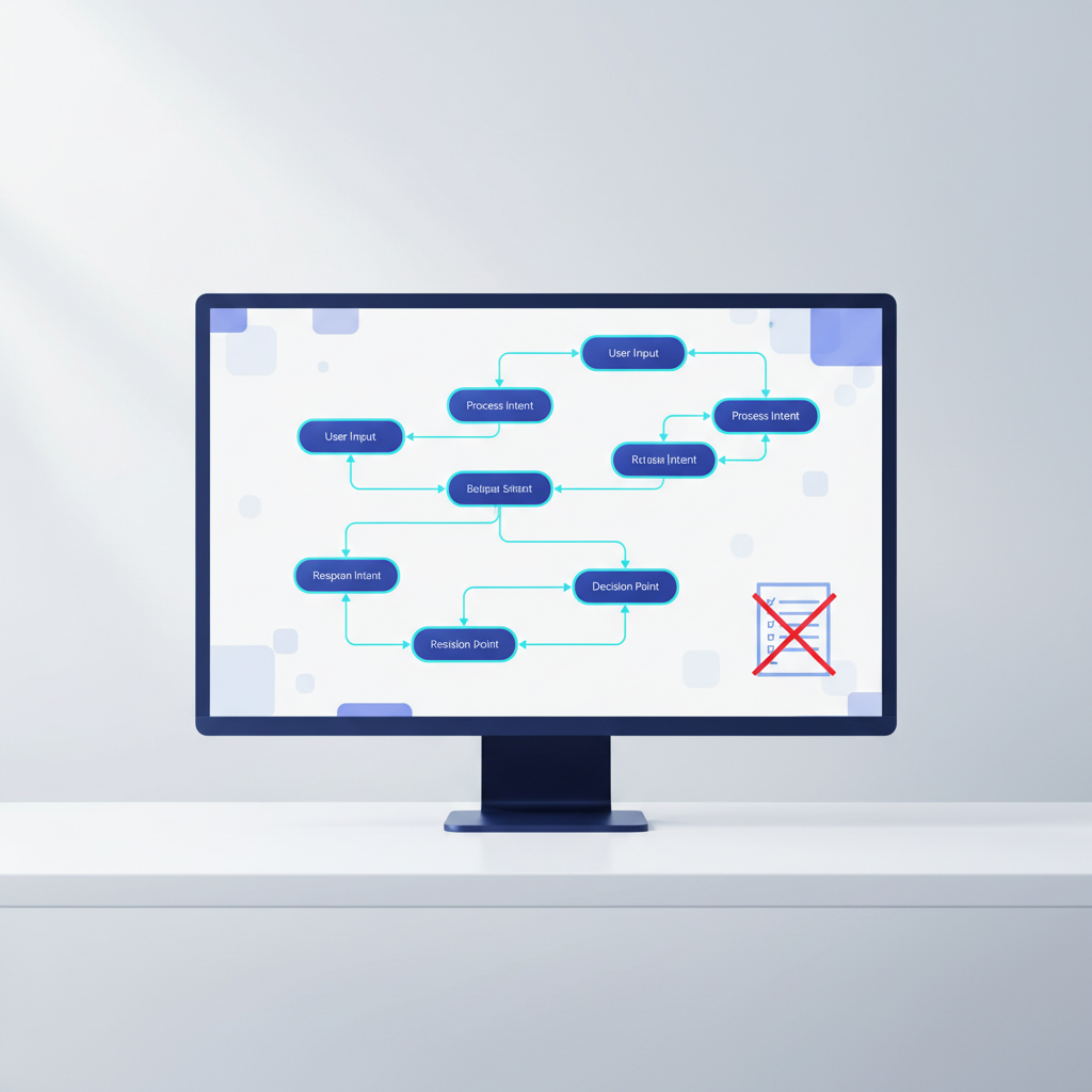Ilustração técnica representando tecnologia relacionado a Typebot: Automatize Conversas com IA e Formulários incluindo Cha...