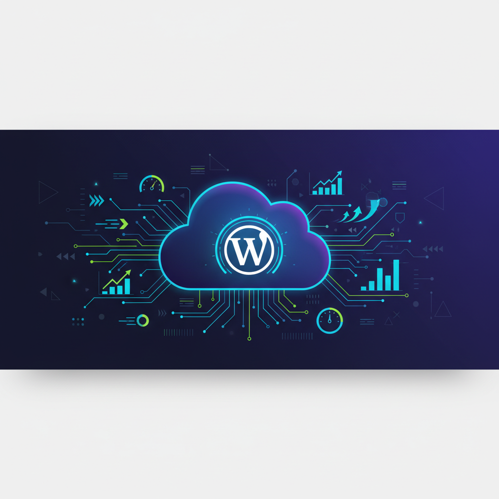 Ilustração técnica representando tecnologia relacionado a WordPress: Guia Completo para Websites e Blogs de  incluindo VPS