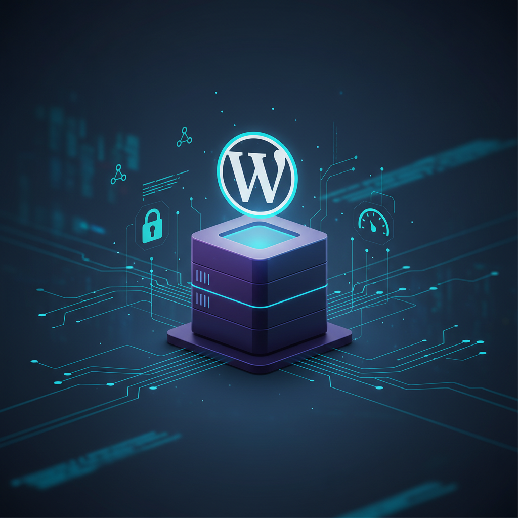 Ilustração técnica representando tecnologia relacionado a WordPress: Guia Definitivo de Hospedagem, Seguranç incluindo VPS