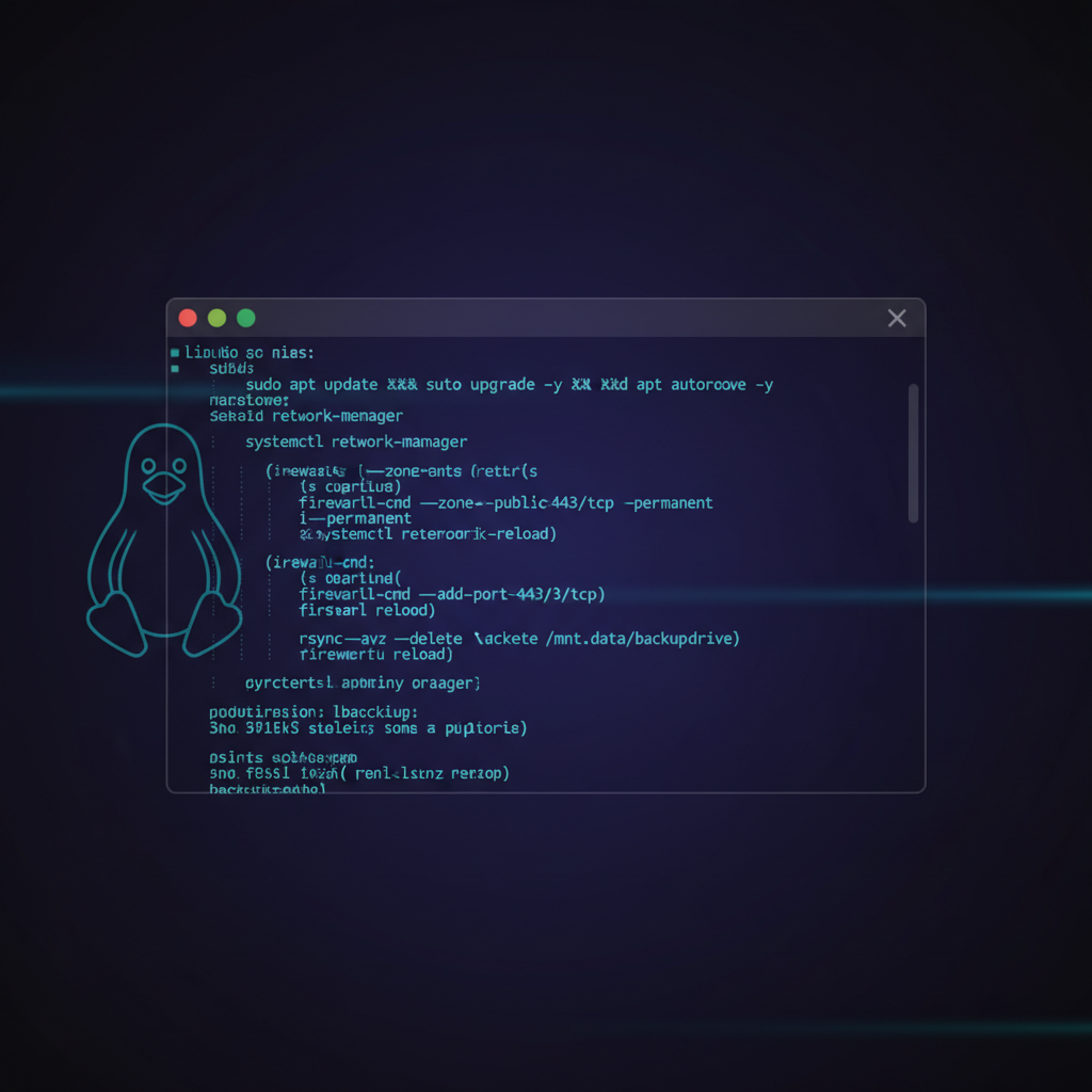 Ilustração técnica representando tecnologia relacionado a Domine o Linux: Guia Essencial de Servidores e CLI