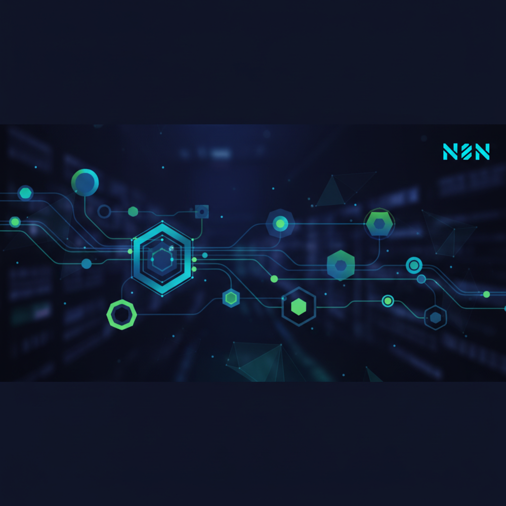 Ilustração técnica representando tecnologia relacionado a N8N: Domine a Automação de Workflows na Prática