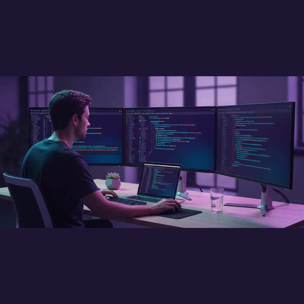 Ilustração técnica representando tecnologia relacionado a Programação: O Guia Essencial para Desenvolvedores incluindo Python