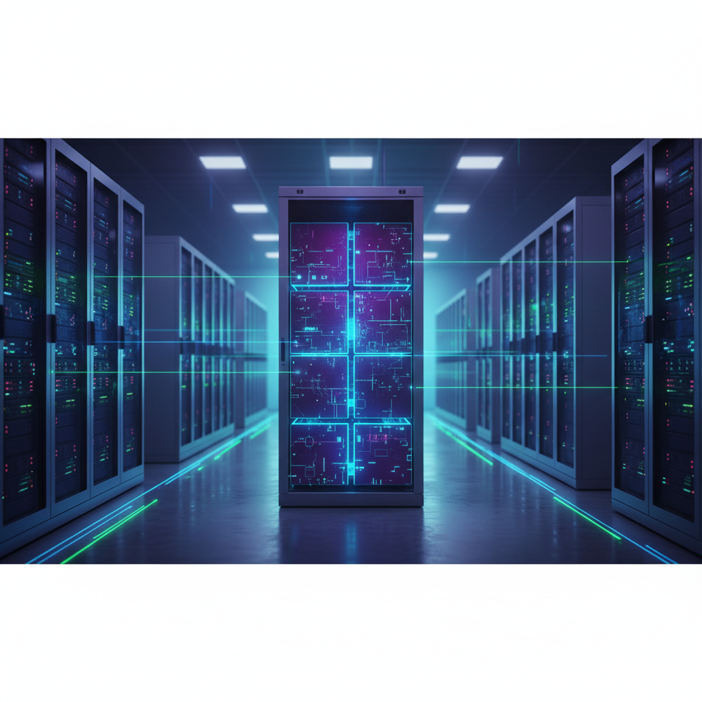 Ilustração técnica representando tecnologia relacionado a VPS: Guia Completo para Servidores Virtuais e Clou incluindo Ser...