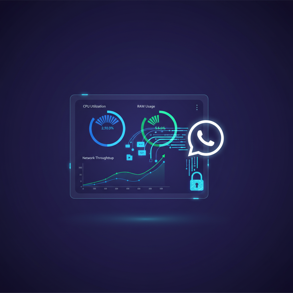 Ilustração técnica representando tecnologia relacionado a Evolution API: Guia Definitivo para WhatsApp Autom incluindo Wha...