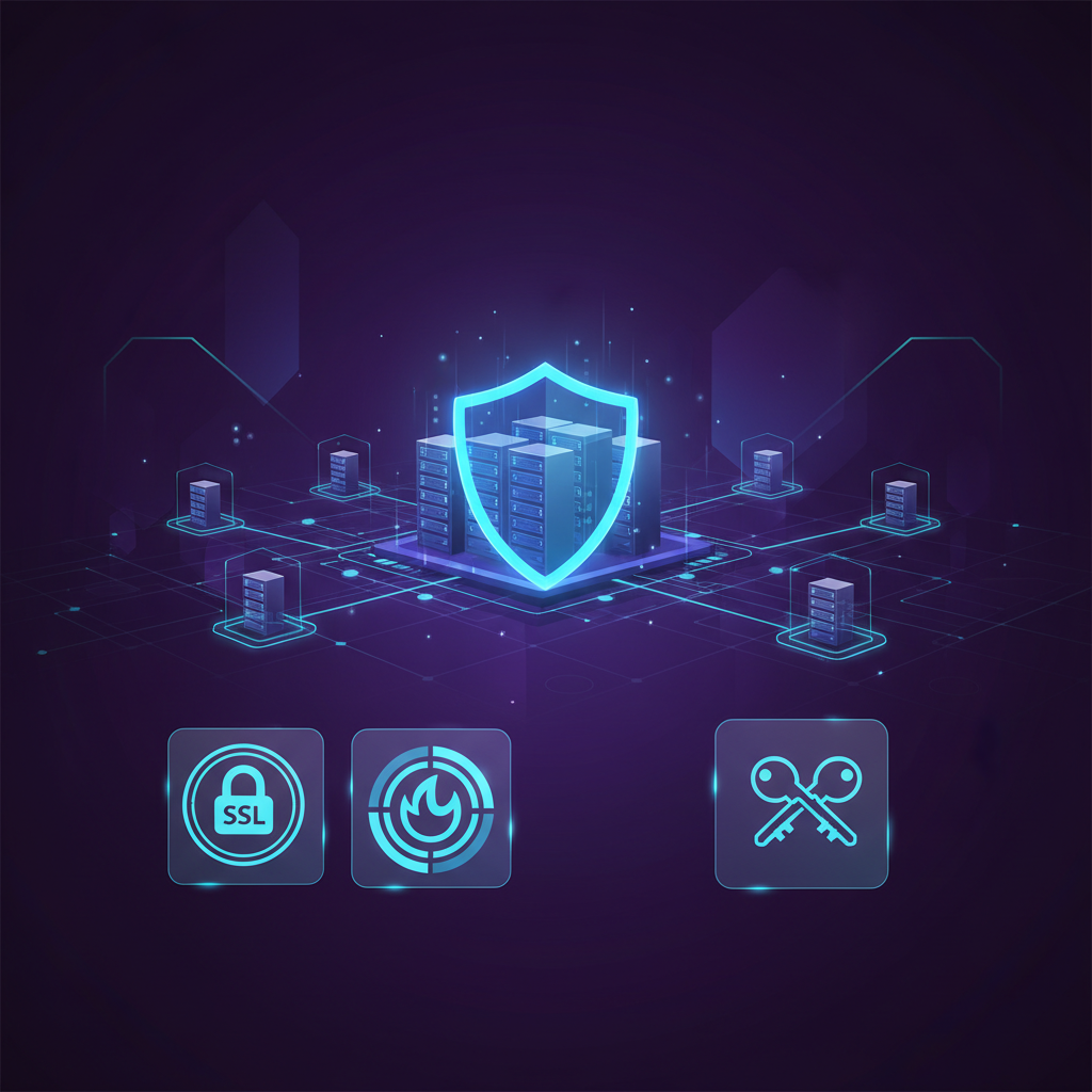 Ilustração técnica representando tecnologia relacionado a Segurança Web Essencial: Guia Prático de Defesa em incluindo VPS