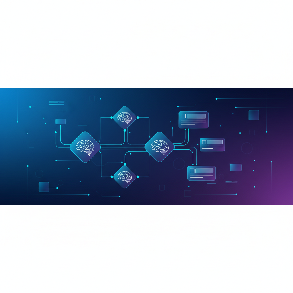 Ilustração técnica representando tecnologia relacionado a Typebot: Automatizando Conversas com IA e Formulár incluindo Cha...