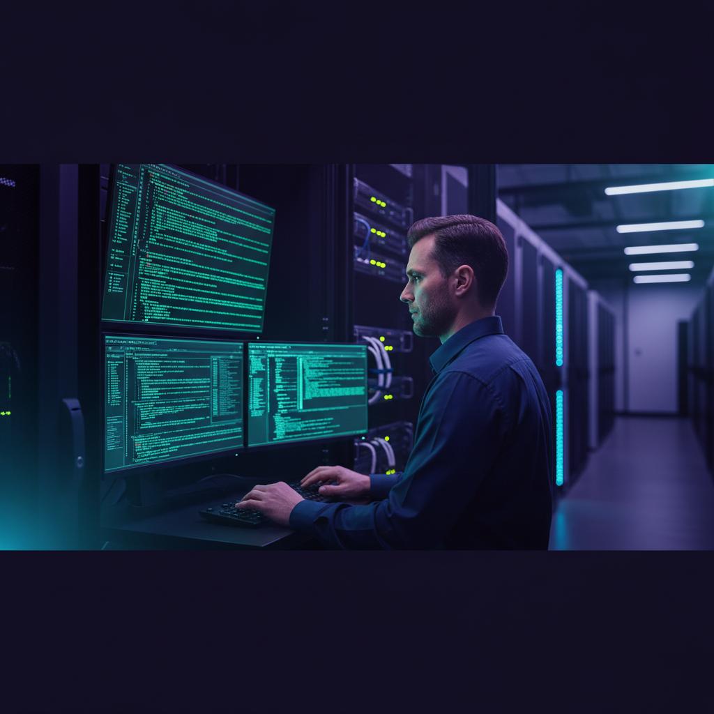 Ilustração técnica representando tecnologia relacionado a Linux: O Guia Essencial para Administração de Serv incluindo VPS