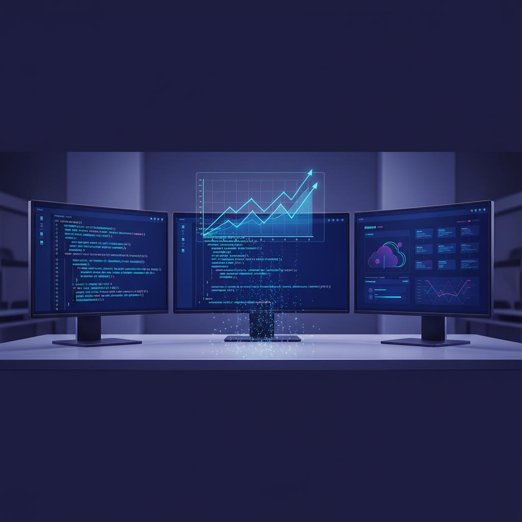 Ilustração técnica representando tecnologia relacionado a Otimizando Performance: Dicas Práticas de Programa incluindo Python