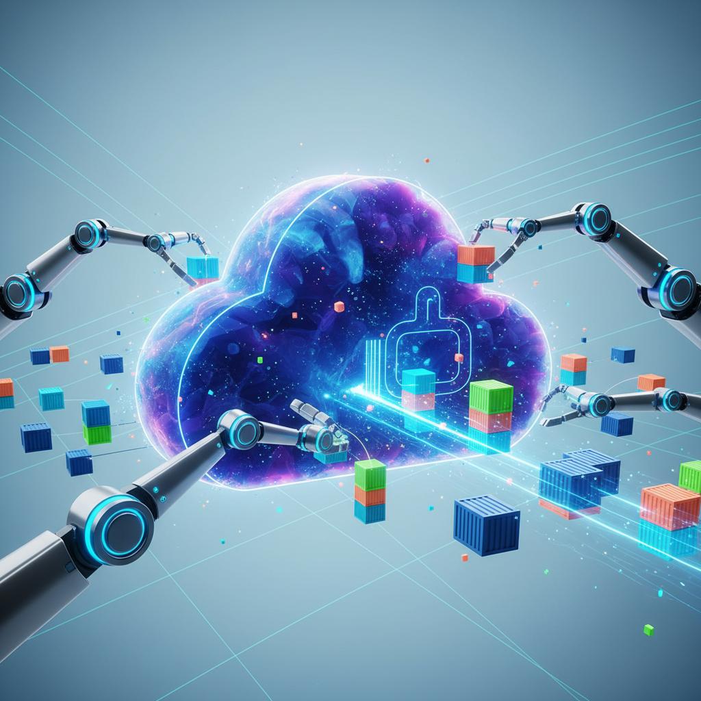 Ilustração técnica representando tecnologia relacionado a Docker: Guia Completo para Containers e DevOps