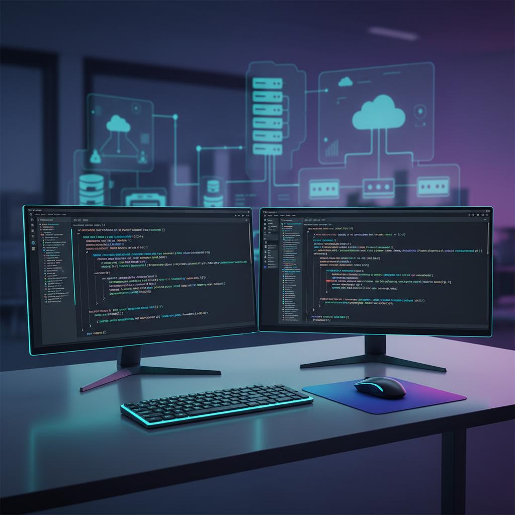 Ilustração técnica representando tecnologia relacionado a Dominando a Programação: Python, JS e Dicas Essenc