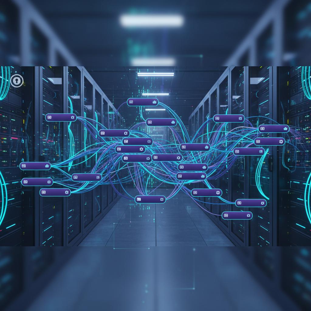 Ilustração técnica representando tecnologia relacionado a N8N: O Guia Completo de Automação Low-Code para De