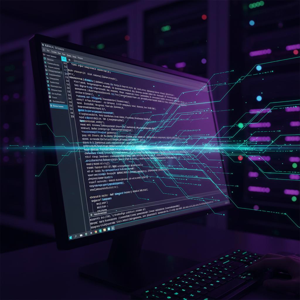 Ilustração técnica representando tecnologia relacionado a Linux: Guia Essencial para Servidores e Automação incluindo Ubuntu