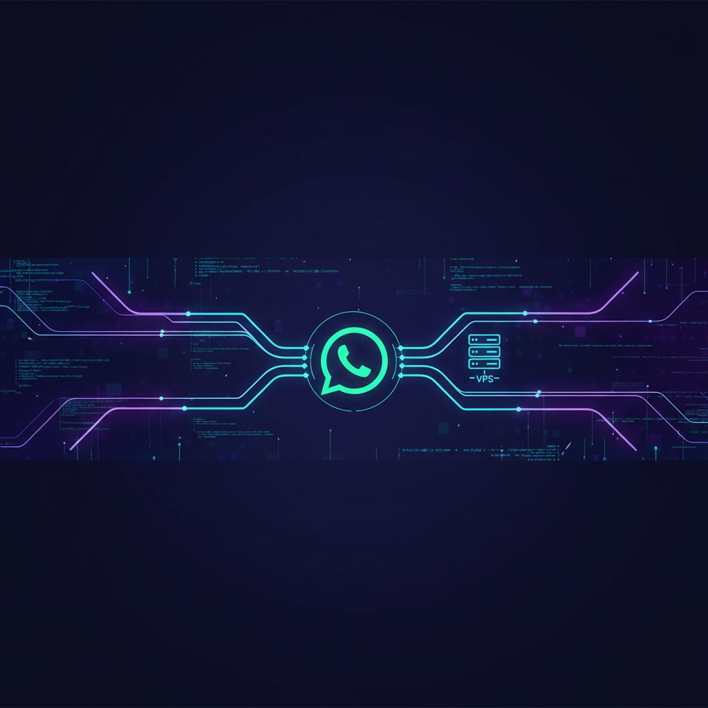 Ilustração técnica representando tecnologia relacionado a Evolution API: Guia Definitivo para WhatsApp Autom incluindo Wha...