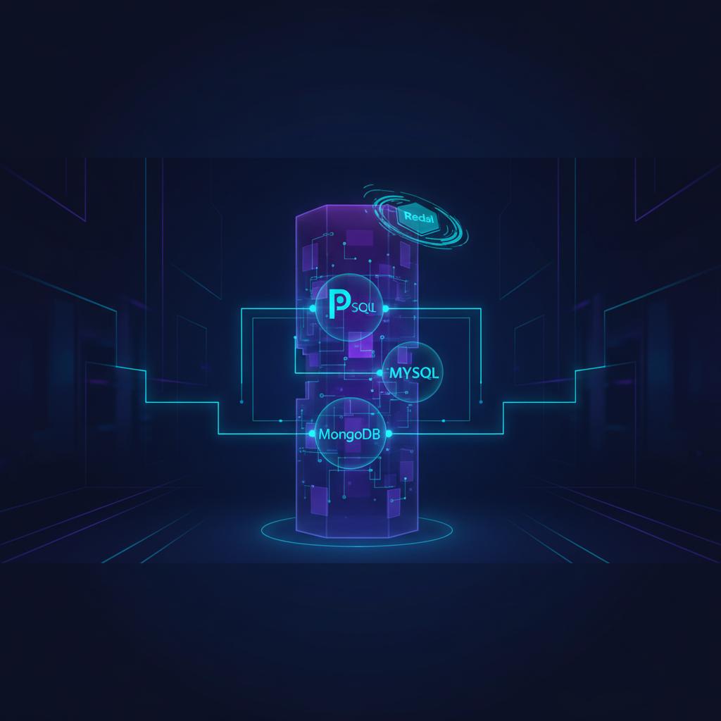 Ilustração técnica representando tecnologia relacionado a Guia Definitivo de Bancos de Dados: PostgreSQL, My