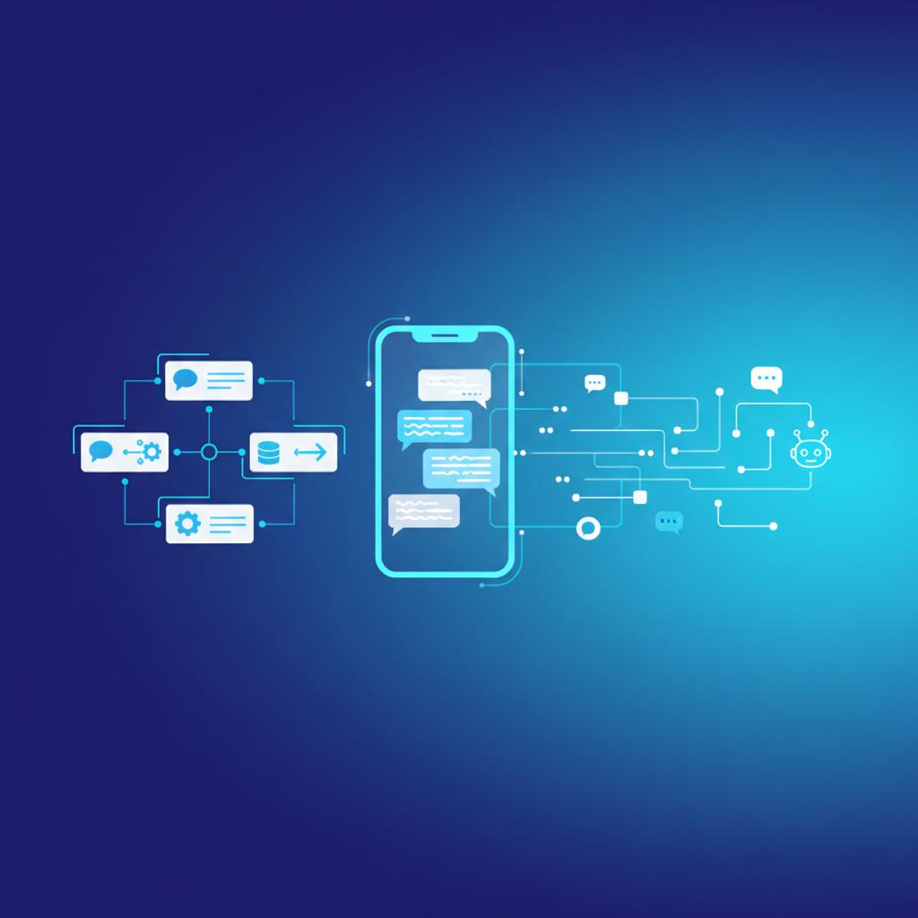 Ilustração técnica representando tecnologia relacionado a Typebot: Crie Chatbots Conversacionais com Formulá