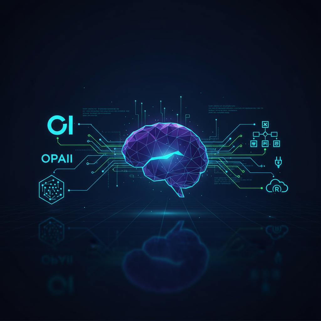 Ilustração técnica representando tecnologia relacionado a Desvendando LLMs: Da Teoria à Implementação com La