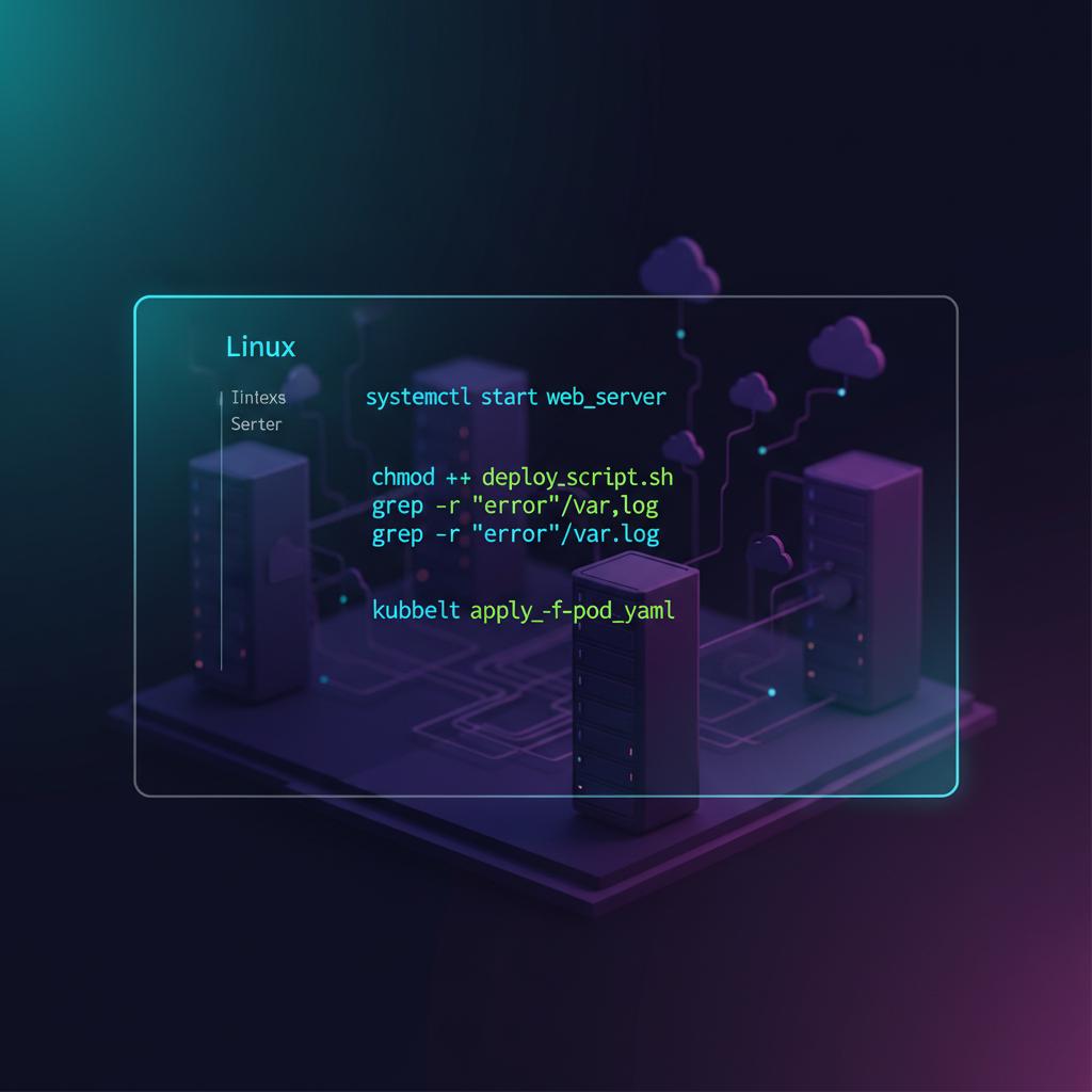 Ilustração técnica representando tecnologia relacionado a Domine o Linux: Guia Completo de Servidor e CLI incluindo Ubuntu