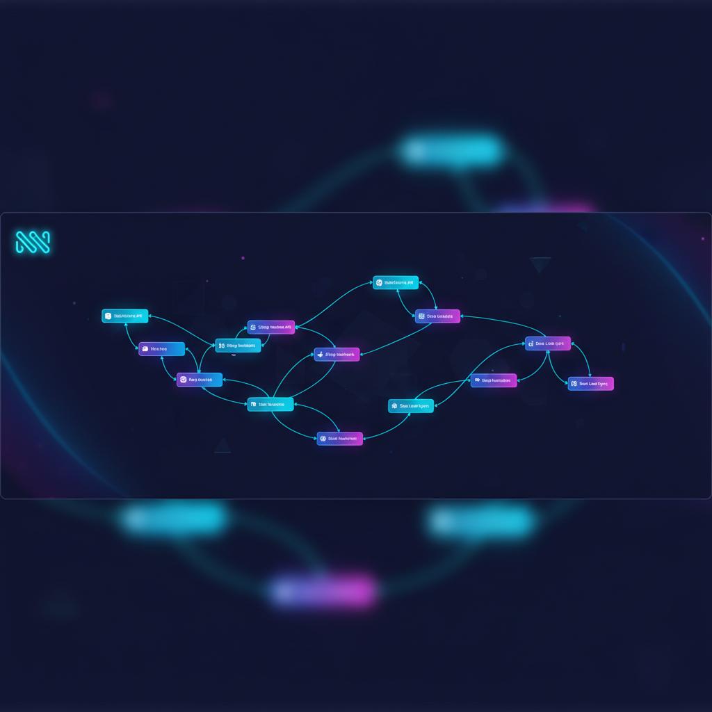 Ilustração técnica representando tecnologia relacionado a N8N: Guia Completo para Automação Sem Código