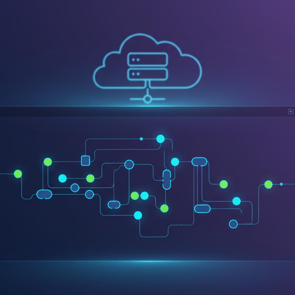 Ilustração técnica representando tecnologia relacionado a Typebot: Automatize Conversas com Poder e Flexibil incluindo Cha...