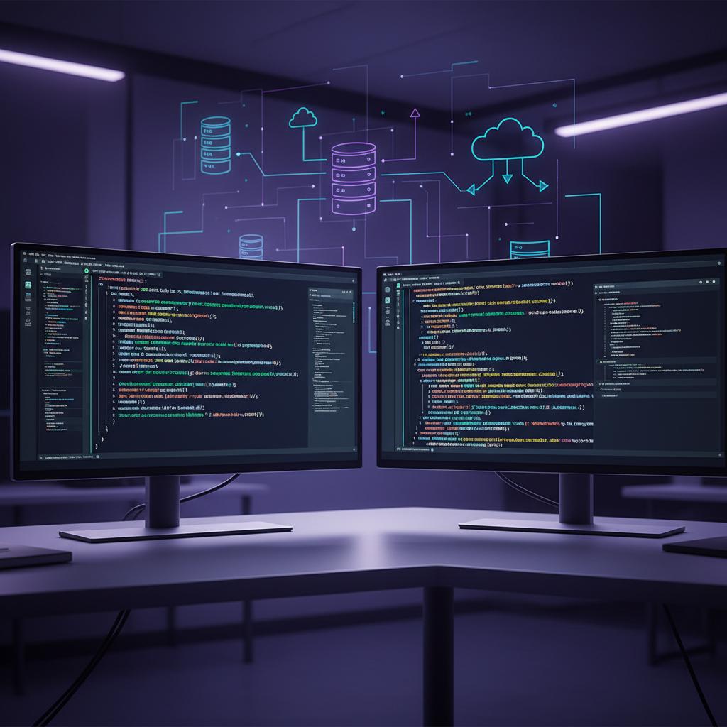 Ilustração técnica representando tecnologia relacionado a Programação: Guia Essencial para Dominar Python e 