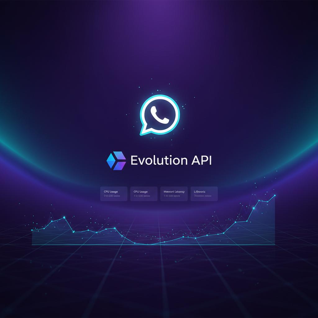 Ilustração técnica representando tecnologia relacionado a Guia Completo Evolution API: WhatsApp API e Automa