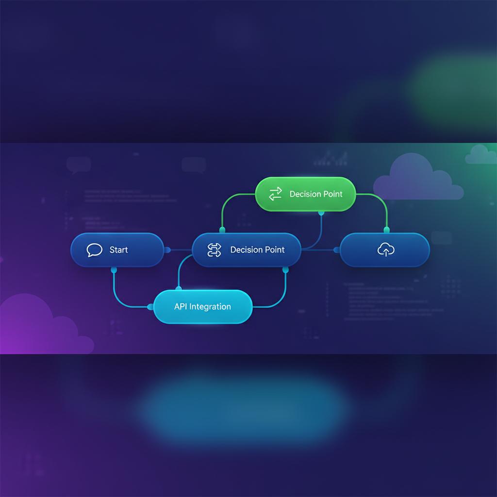 Ilustração técnica representando tecnologia relacionado a Typebot: Otimize Conversas com Chatbots Avançados