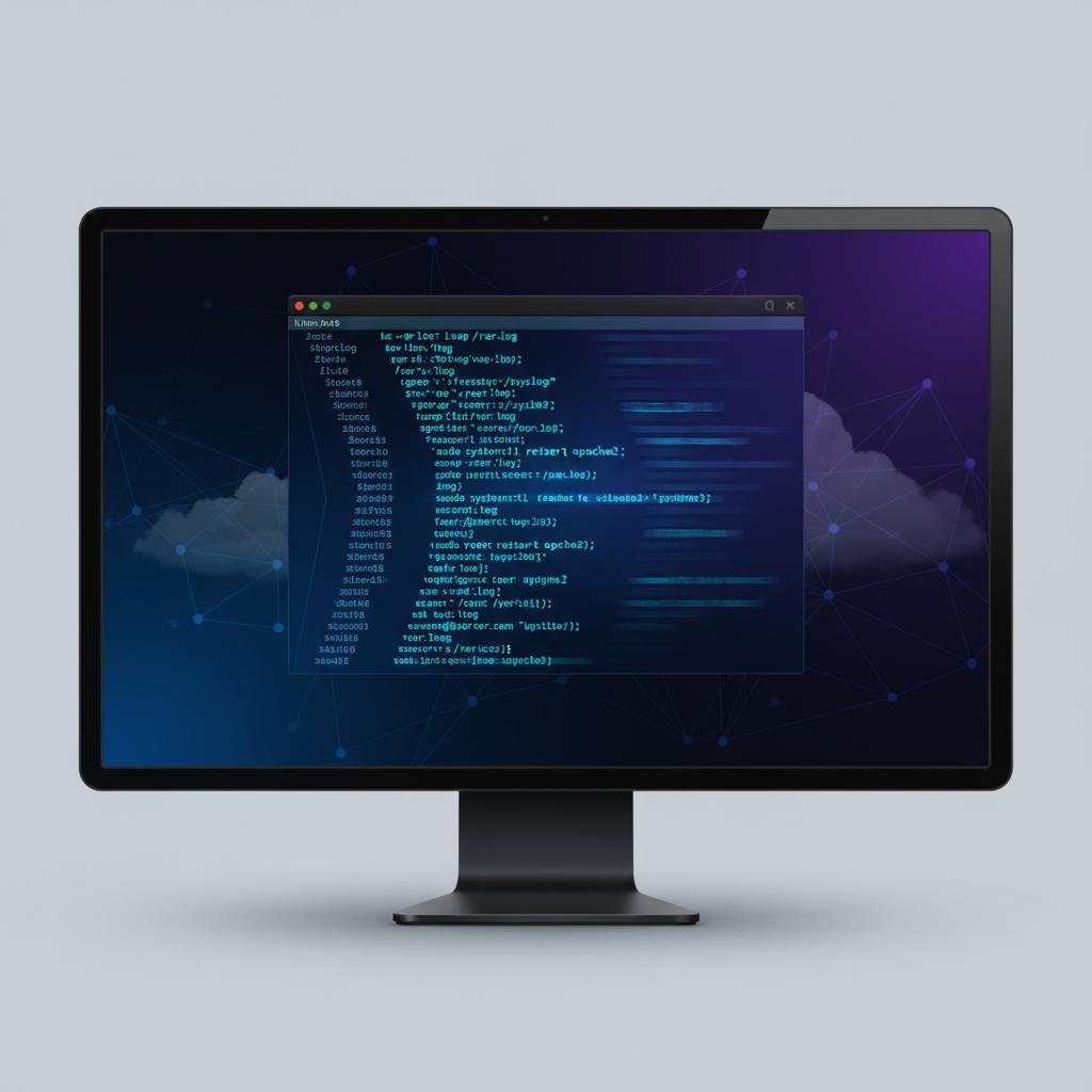 Ilustração técnica representando tecnologia relacionado a Domine o Linux: O Guia Essencial para Administraçã incluindo Ubuntu