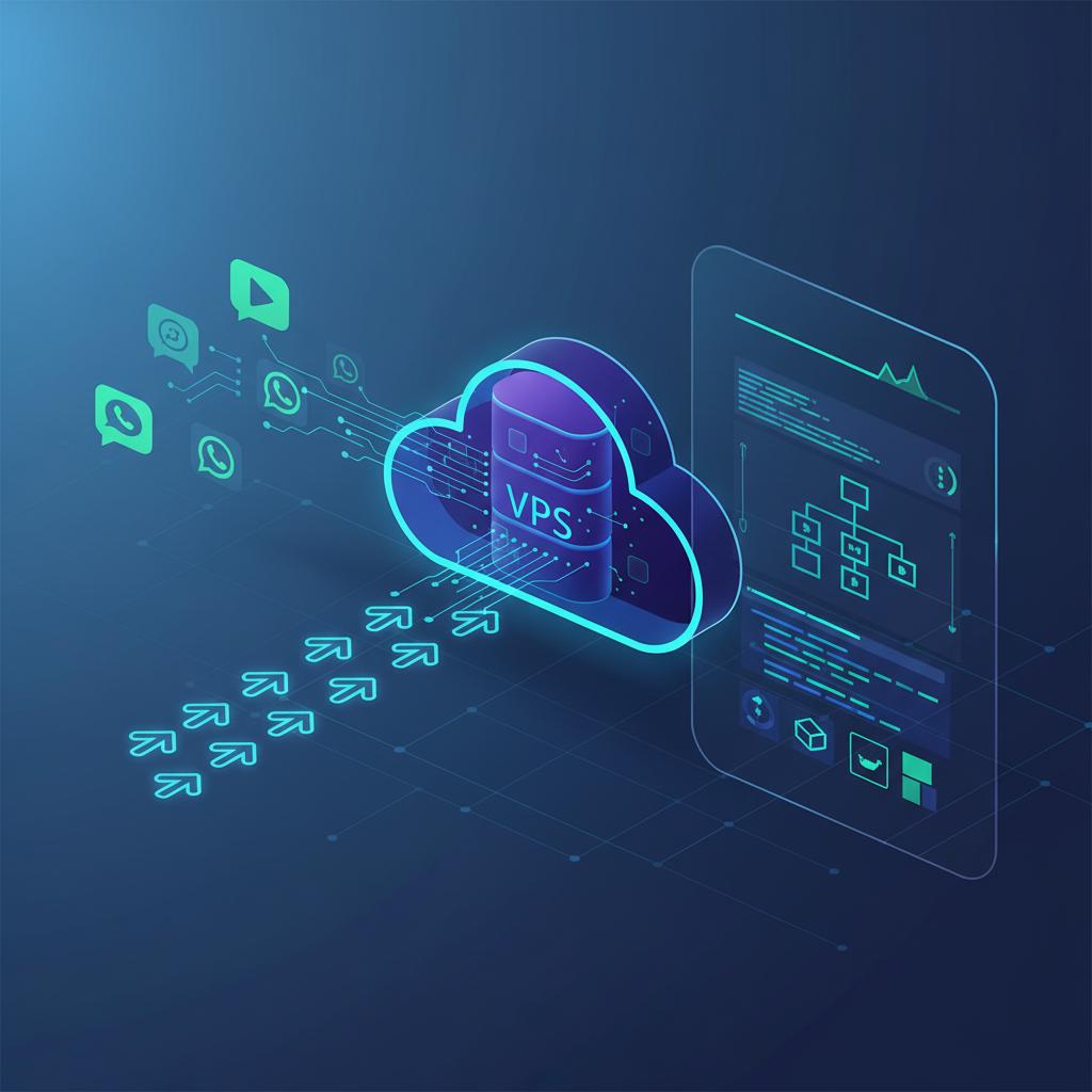 Ilustração técnica representando tecnologia relacionado a Evolution API: Guia Definitivo para WhatsApp Autom incluindo Wha...