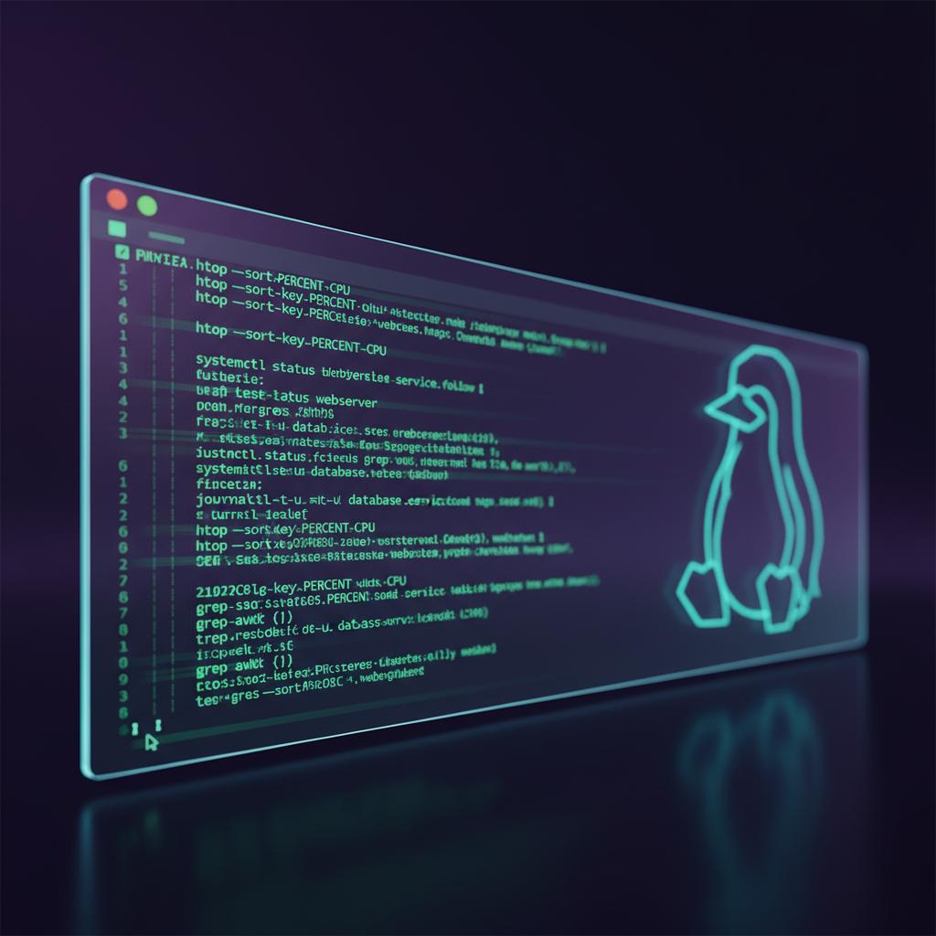 Ilustração técnica representando tecnologia relacionado a Linux: Guia Completo para Administrar Servidores e incluindo Ubuntu