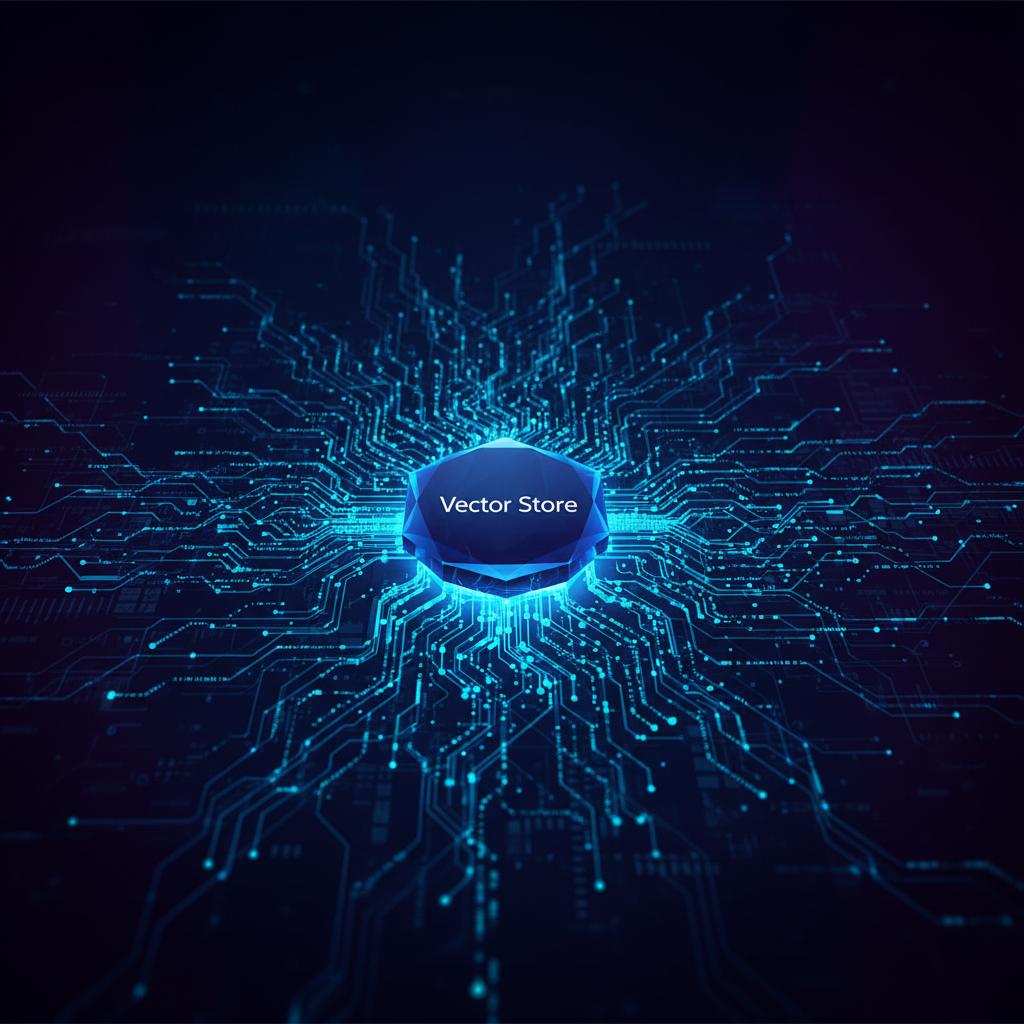Ilustração técnica representando tecnologia relacionado a Vector Databases: O Guia Completo para IA e RAG