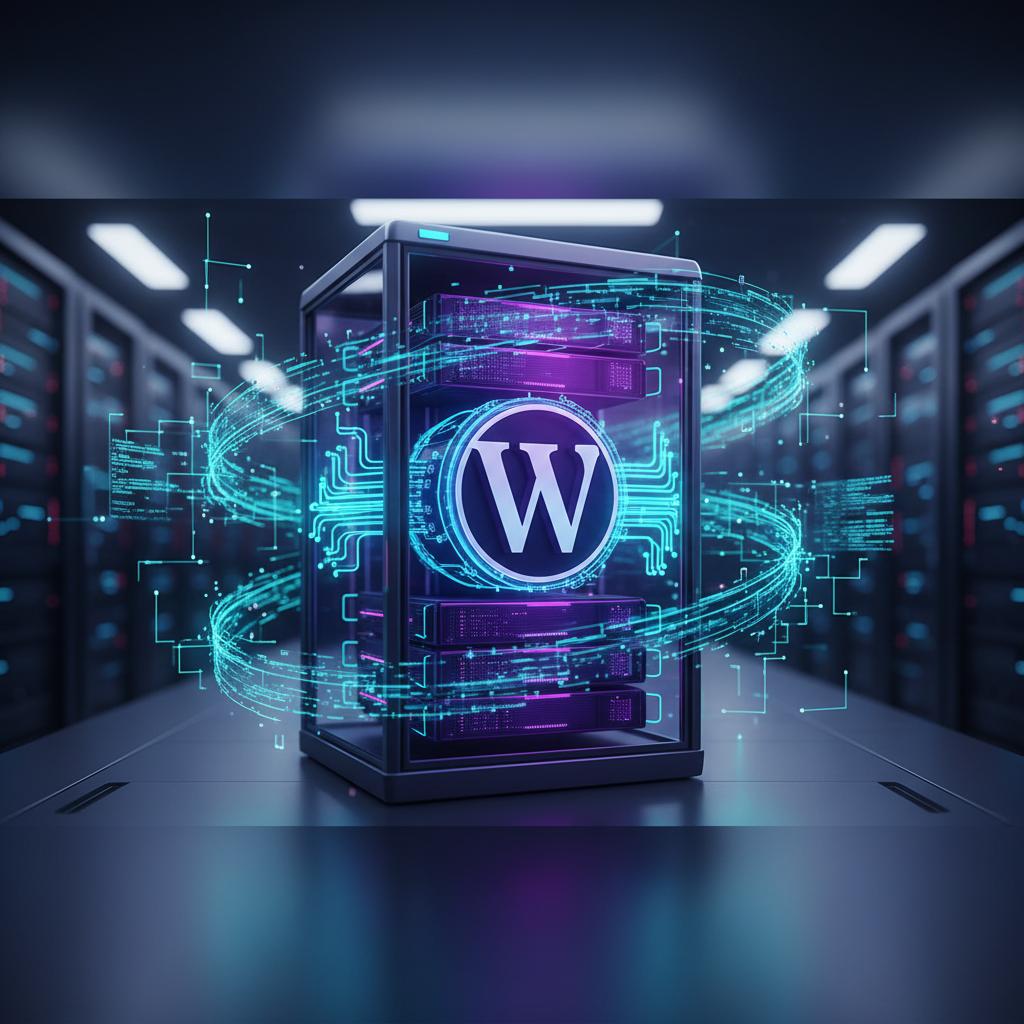 Ilustração técnica representando tecnologia relacionado a Dominando WordPress: Guia Completo para Websites e incluindo CMS