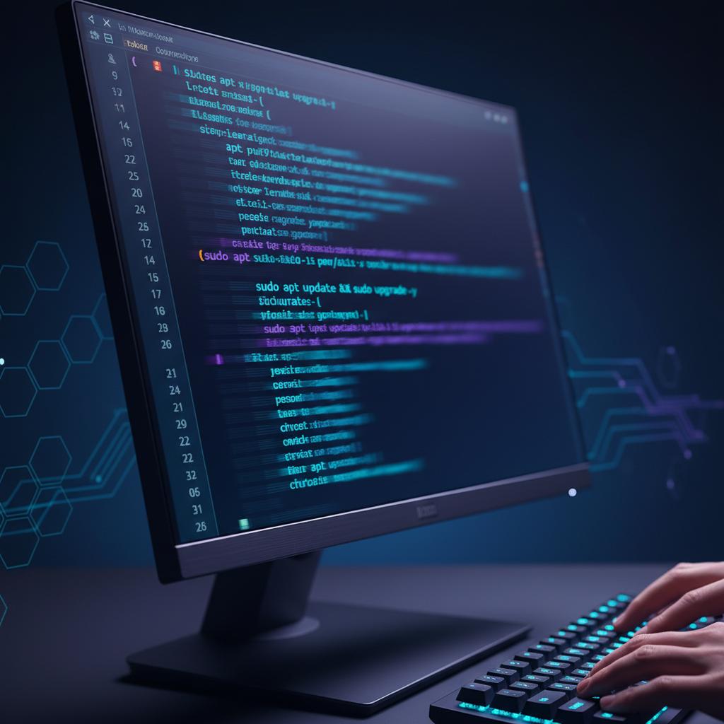 Ilustração técnica representando tecnologia relacionado a Dominando Linux: Guia Essencial de Servidor e CLI incluindo Ubuntu