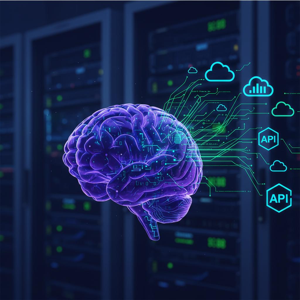 Ilustração técnica representando tecnologia relacionado a Dominando LLMs: Da Teoria à Produção com OpenAI e 