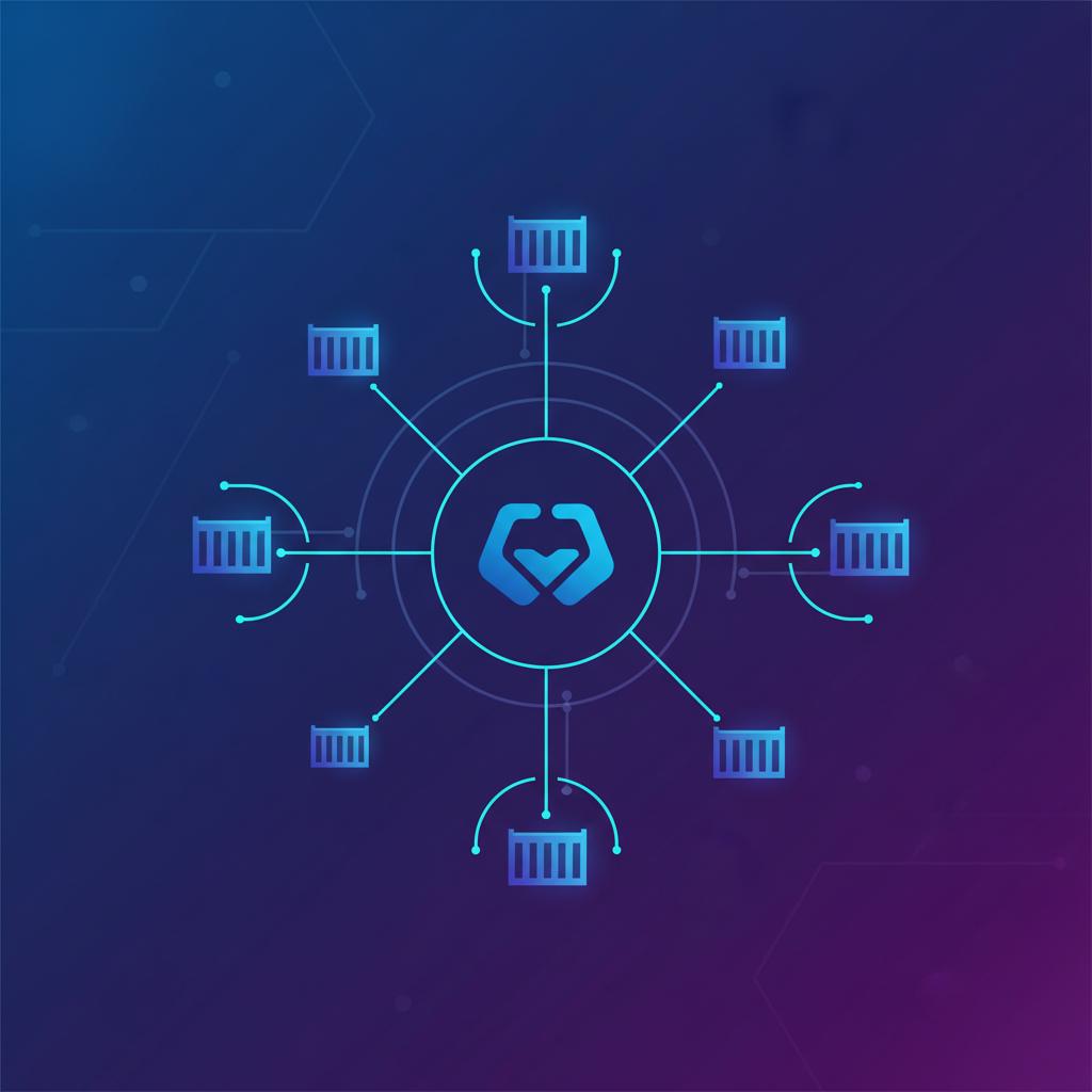 Ilustração técnica representando tecnologia relacionado a Docker: Otimizando Deploy e Infraestrutura na Prát incluindo Con...