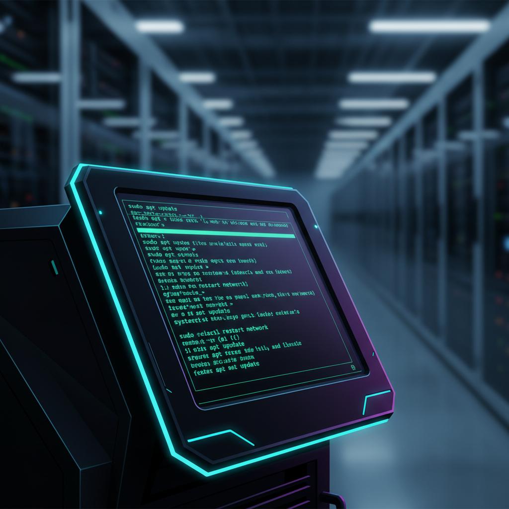 Ilustração técnica representando tecnologia relacionado a Linux: O Pilar da Infraestrutura Cloud Moderna incluindo Ubuntu