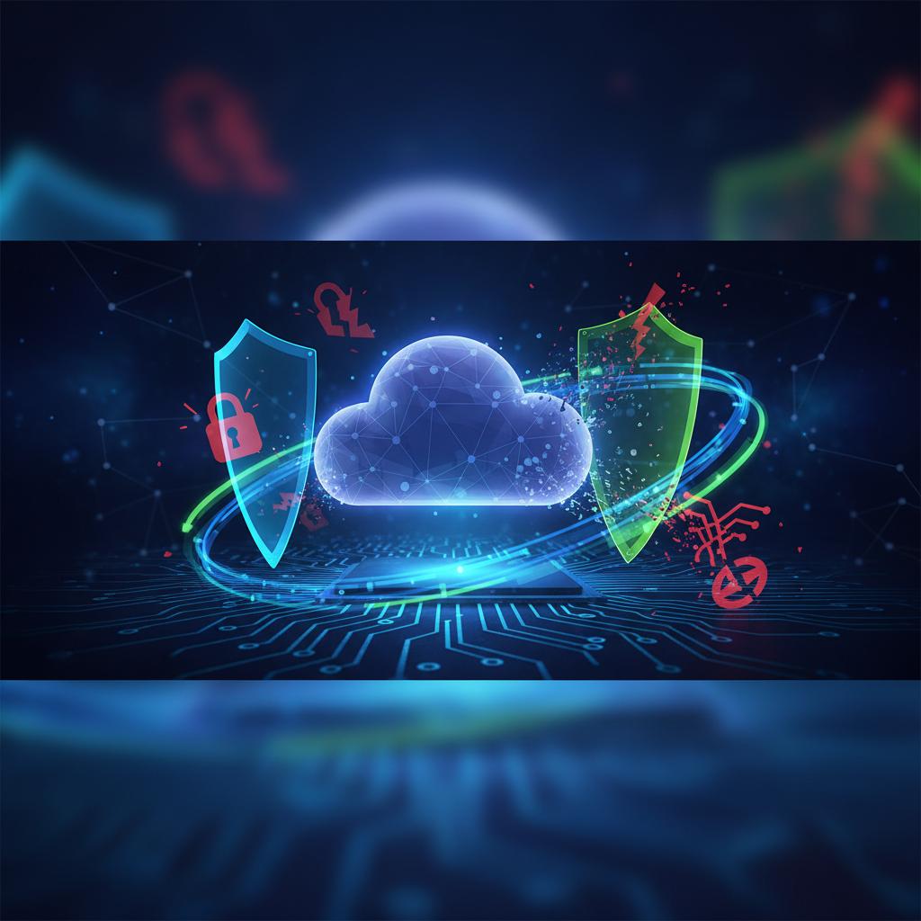 Ilustração técnica representando tecnologia relacionado a Segurança Web: Guia Completo de Proteção na Nuvem incluindo Fire...