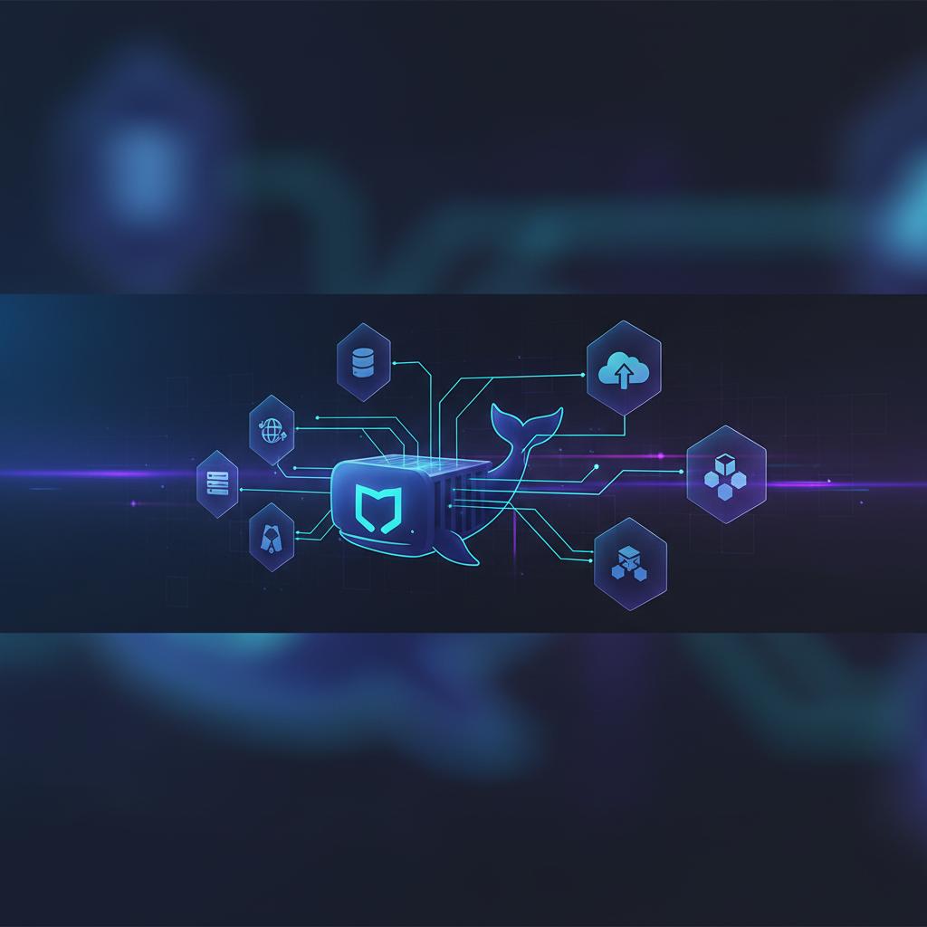 Ilustração técnica representando tecnologia relacionado a Docker: Guia Completo de Containers e DevOps