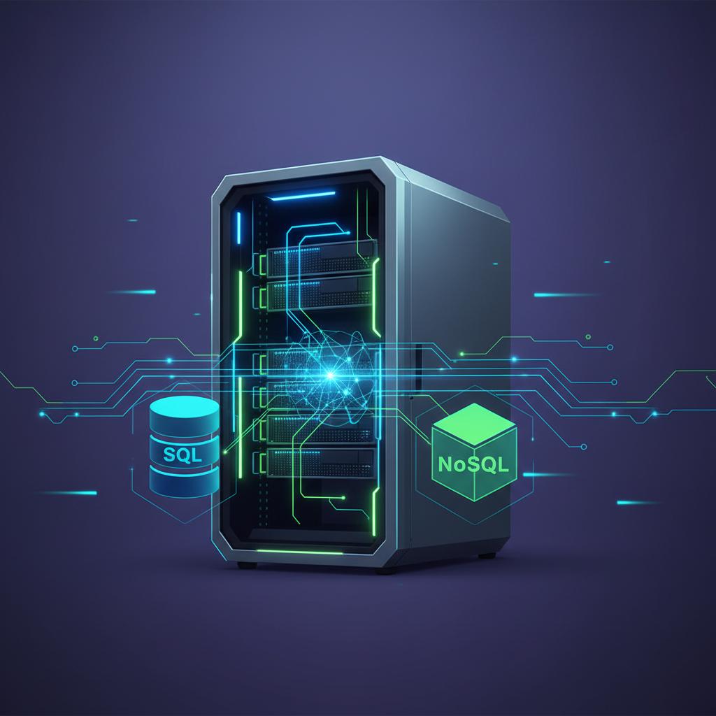 Ilustração técnica representando tecnologia relacionado a Guia Definitivo de Bancos de Dados: Escolha Certa  incluindo Pos...