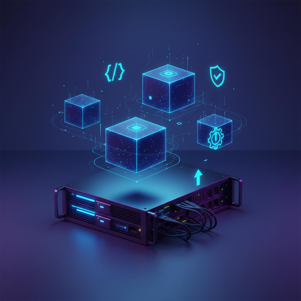 Ilustração técnica representando tecnologia relacionado a VPS: O Guia Definitivo de Servidor Virtual e Cloud