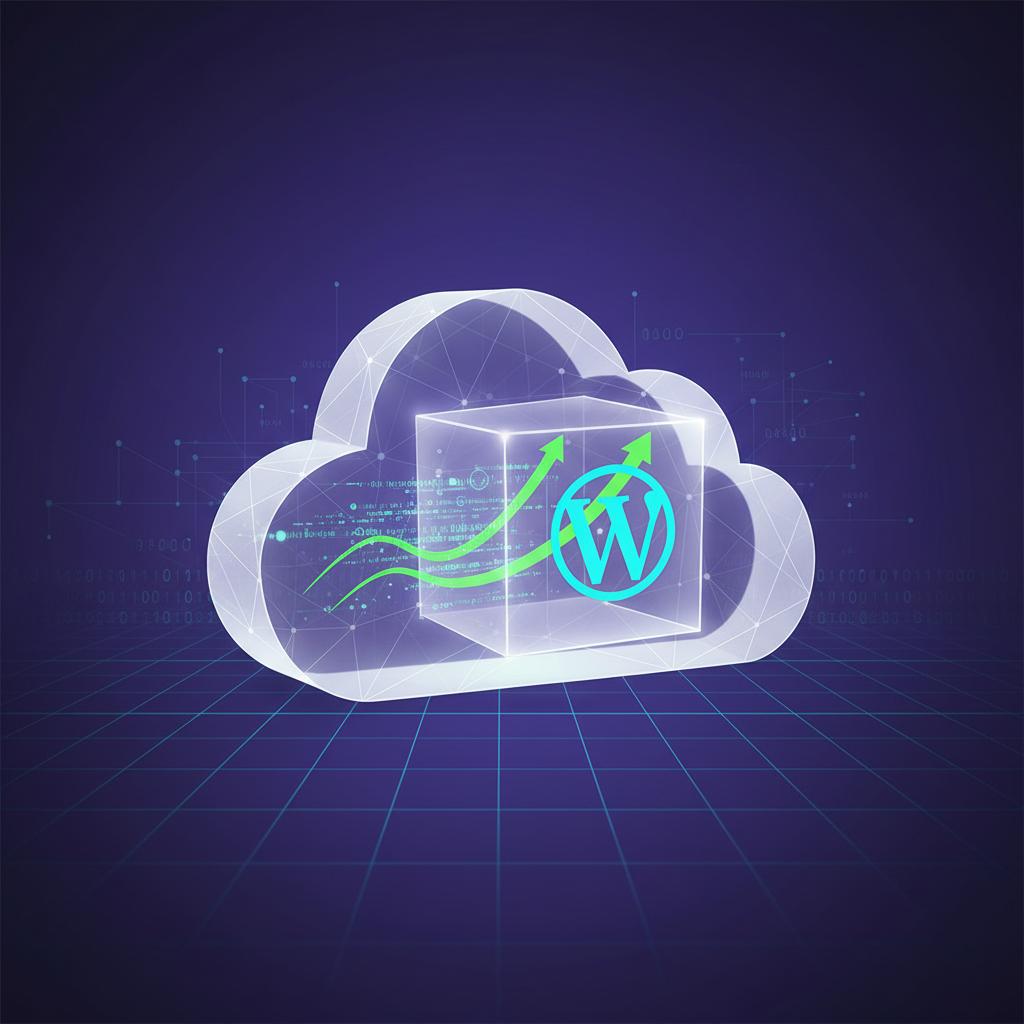 Ilustração técnica representando tecnologia relacionado a WordPress: Guia Definitivo de Otimização e Perform incluindo VPS