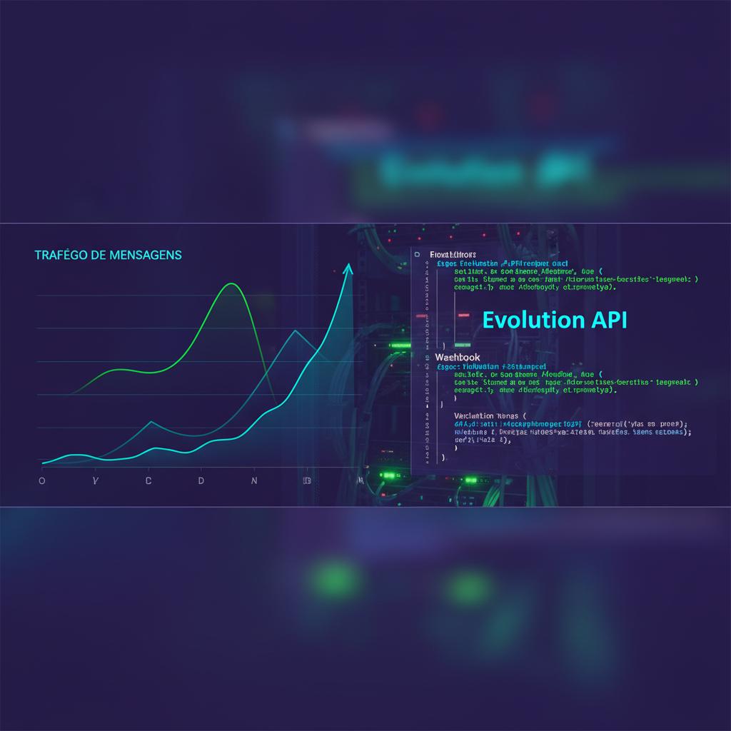 Ilustração técnica representando tecnologia relacionado a Evolution API: O Guia Completo da WhatsApp API Ofi