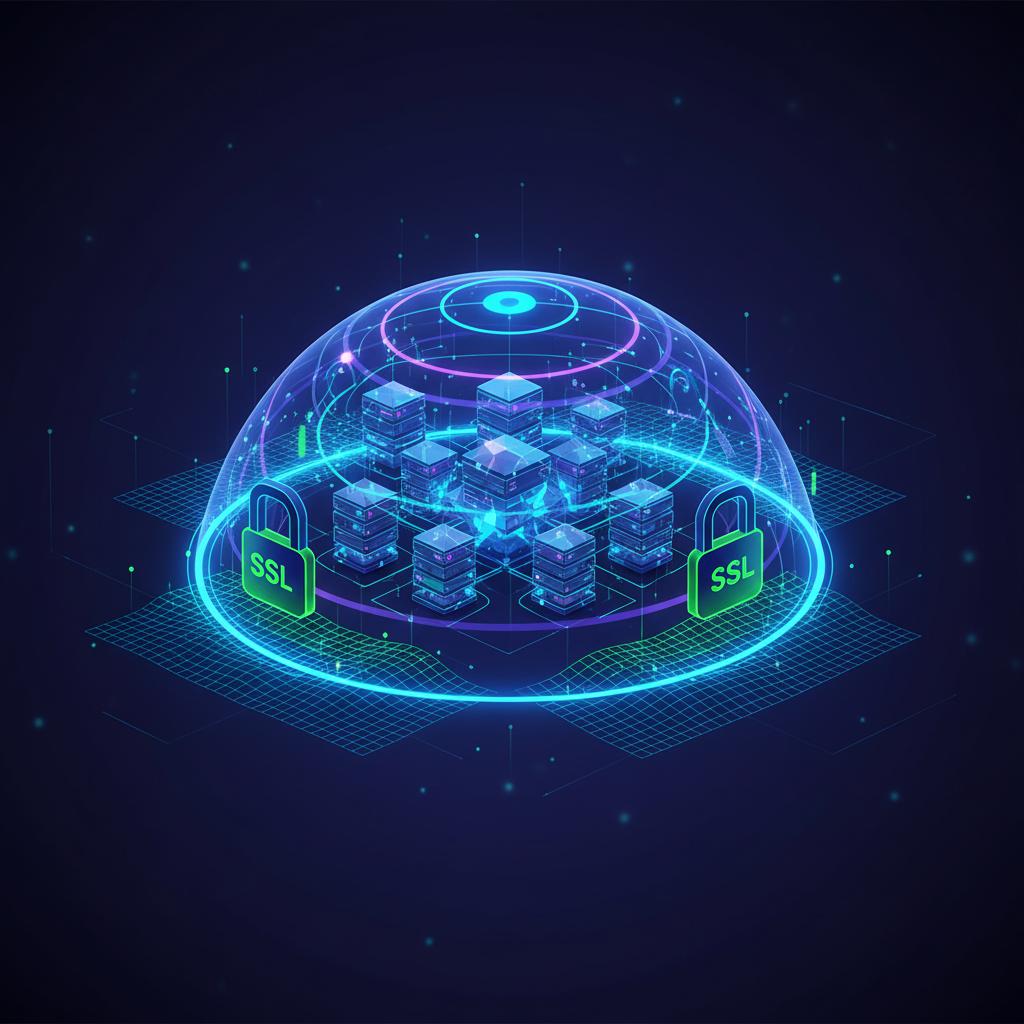 Ilustração técnica representando tecnologia relacionado a Segurança Web: Guia Essencial para Proteger Sua In incluindo SSL