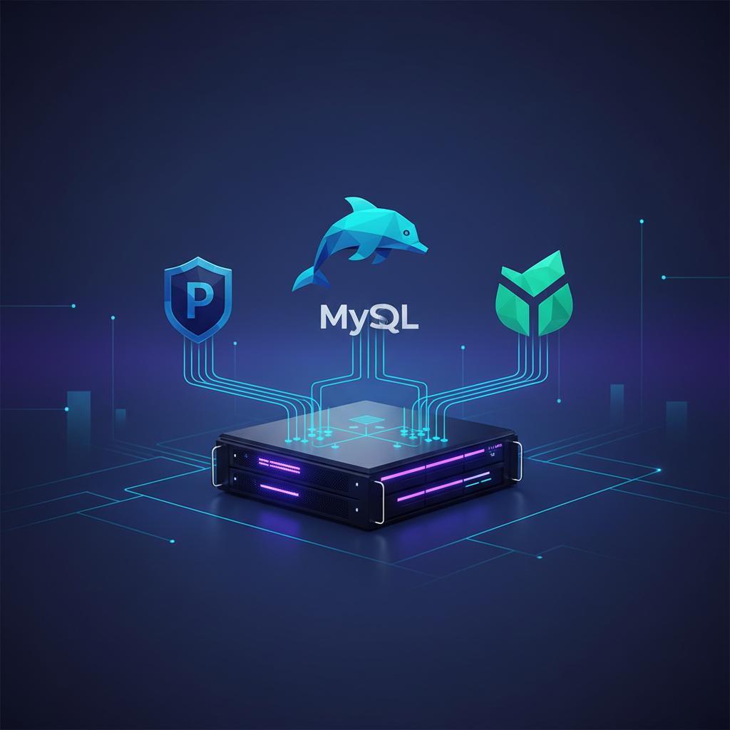 Ilustração técnica representando tecnologia relacionado a Bancos de Dados: Guia Completo de PostgreSQL, MySQ