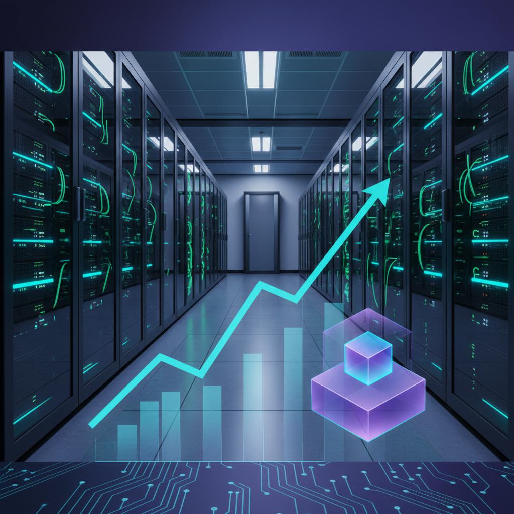 Ilustração técnica representando tecnologia relacionado a VPS: O Guia Essencial para Servidores Virtuais em  incluindo Ser...