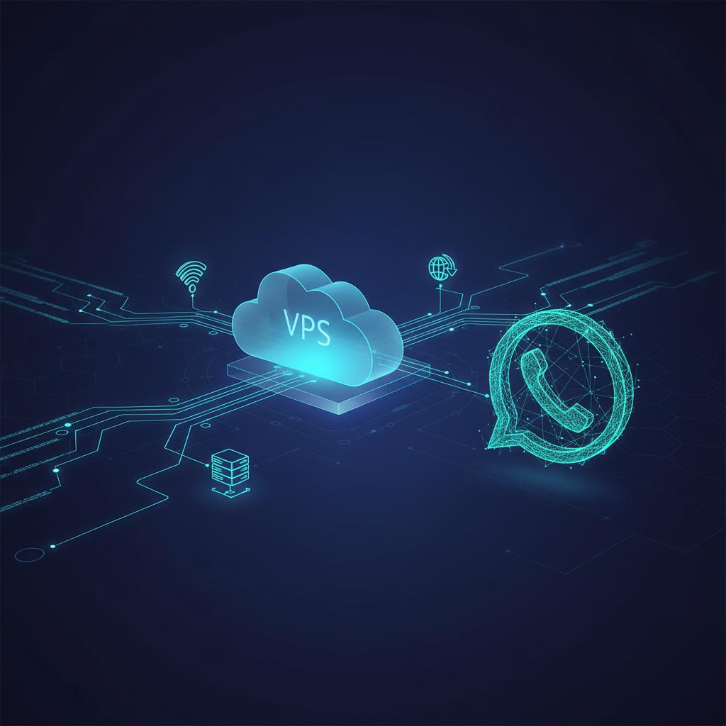 Ilustração técnica representando tecnologia relacionado a Evolution API: O Guia Completo para WhatsApp Autom incluindo Wha...